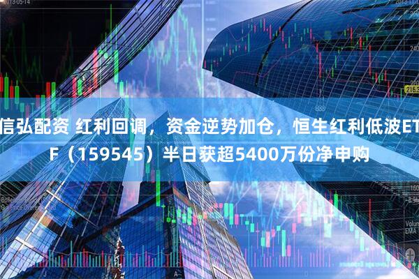 信弘配资 红利回调，资金逆势加仓，恒生红利低波ETF（159545）半日获超5400万份净申购